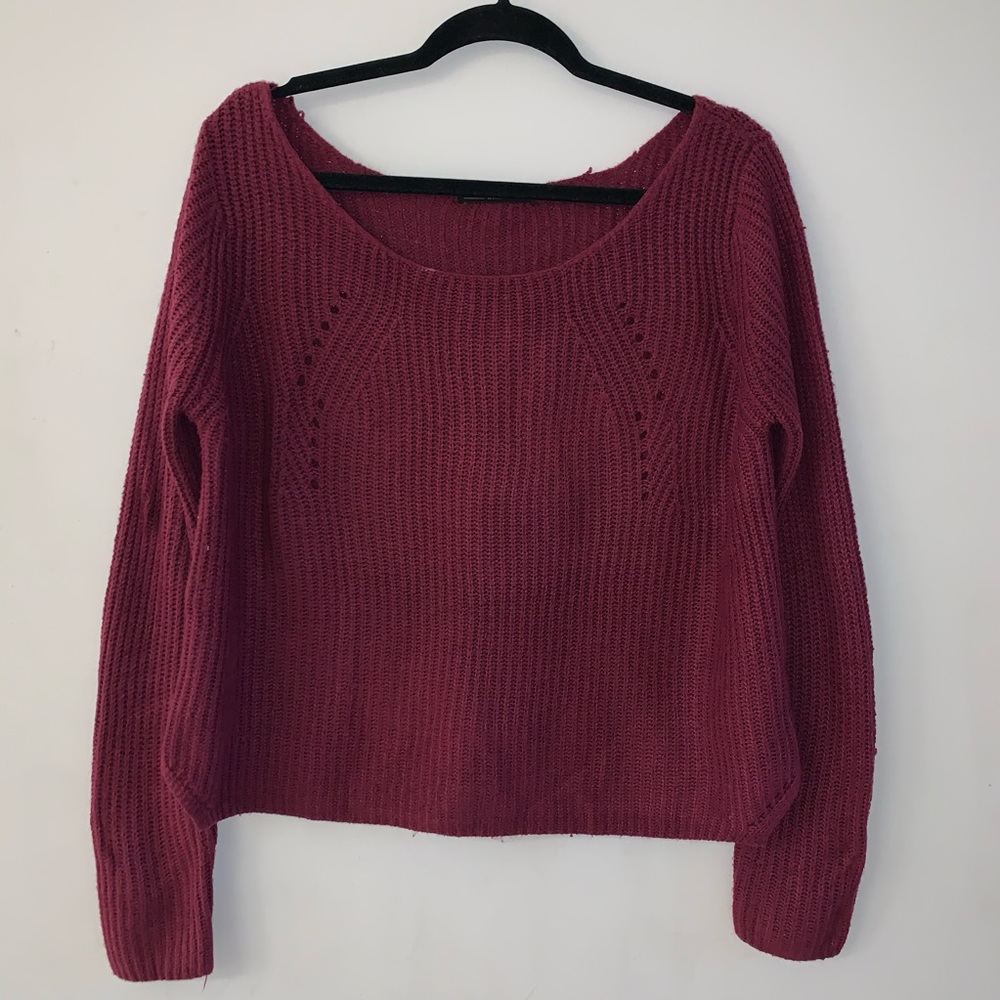 Maroon Long Sleeved Shirt